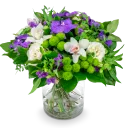Bouquet of purple flowers